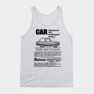 RELIANT REGAL MK V - advert Tank Top